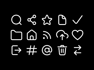 New MynaUI Icons icon icon design icons mynaui