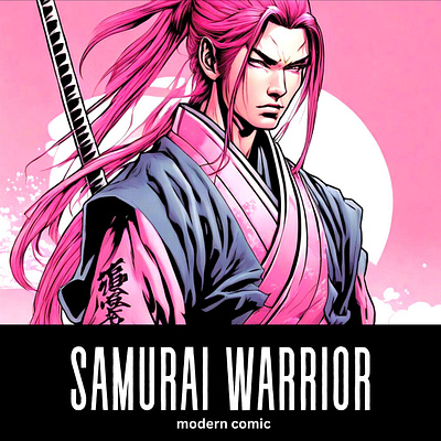 Samurai Warrior modern comic samurai warrior