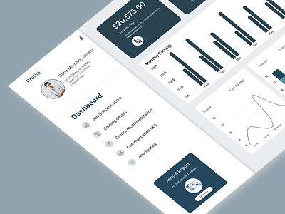 Dashboard / UI Design branding dashboard design ui design figma graphic design illustration landing page landingpagedesing mobile appdesign nft landing page ui uiux ux webdesing