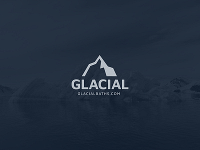 Glacial Baths modern logo design by Marufiam brand logo branding branding logo creative logo design flat logo graphic design great logo iconic logo illustration logo logo design branding logo designer logo presentation marufiam minimalist logo design modern logo modern minimalist logo