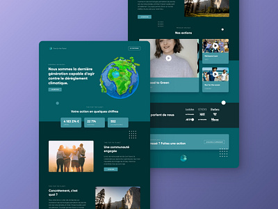 Time for the Planet branding climate change conservation design eco friendly environment figma graphic design illustration interface landing page logo natural resources planet renewable energy sustainability time for the planet ui ux vector
