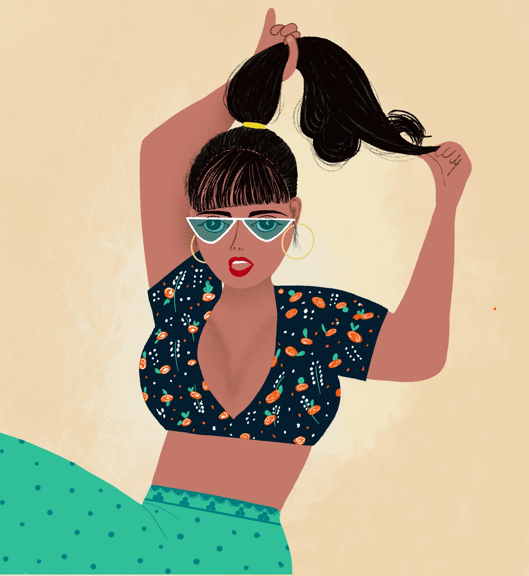 Desi Babe character design character illustration desi digital illustration graphic design illustration