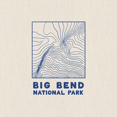 The Window Big Bend National Park, Texas design digital art digital illutration font graphic design hand drawn illustration