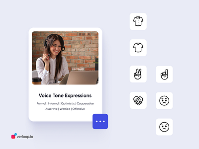 Verloop.io's AI-Expression ai artificial intelligence icon product design ui ux vector