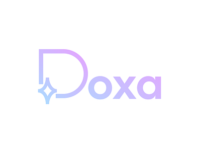 Doxa - Logo & Branding brand brand design brand identity branding design dribbble graphic design graphics illustration logo logo design mental health minimal minimalist modern typography ui vector violet visual design