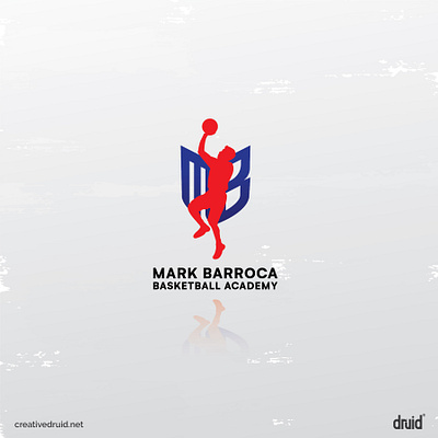 Mark Barroca Basketball Academy Logo adobe illustrator art basketball logo brand branding creative creative druid design graphic design illustration logo logo designer logo maker logo vector