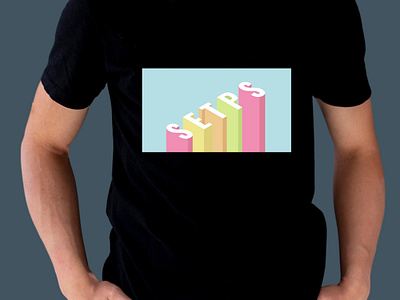 3D Typography T-shirt 3d typography t shirt branding creative t shirt custom t shirt design graphic design t shirt vector