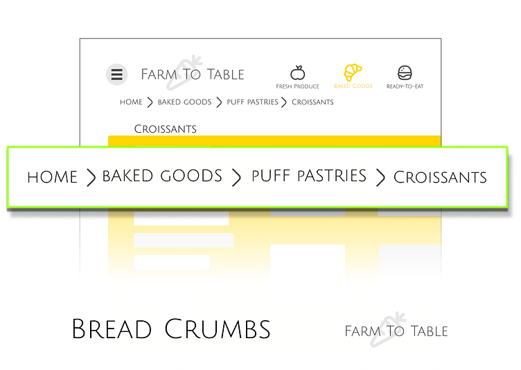 Daily UI Challenge 56 (Breadcrumbs) by David Lo on Dribbble