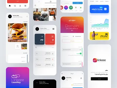 Linkeee | Product Design app branding design farsi illustration irani logo online shop pay payment persian pro sales platfor social ui ux website