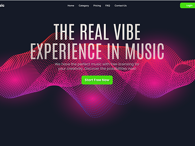 String2Music | Landing Page | animation app branding download intractiondesign landingpage logo motion graphics mp3 music musical player strings trend trending uidesign uiux visual webpage websitemusic