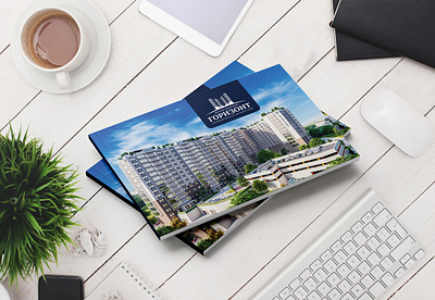 Brochure design | Apartment complex «Skyline» brochure design graphic design print design
