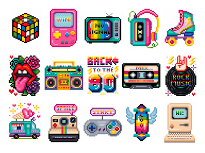 Back to the 80s 1980s 80s backtothe80s character design console design digital graphicdesign illustration illustration art pixelart pixelartist pixels retro retrowave rock synthwave