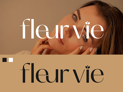 Fleur Vie - Cosmetic Brand Design brand logo branding company logo corporate design cosmetic brand cosmetic logo creative logo customlogo design face brand graphic design logo logos logotype minimal design new logo oil brand design print design skin care skincare logo