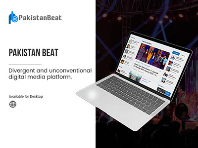 The Client: Pakistan Beat custom web design custom website web development