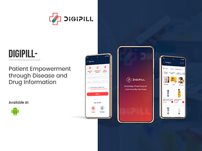 DigiPill health app mobile application healthcare application mobile app design mobile application