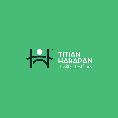 TITIAN HARAPAN™ - Humanitarian organization - Malaysia🇲🇾 bridge graphic design green hope bridge icon logo logo designer