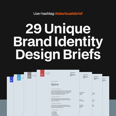 29 Unique Brand Design Briefs to Improve Your Branding Skills alavisuals art brand brand brief brand description brand designer branding design design book design courses design starter freebie graphic design illustration logo logo designer logos mark ui visual designer