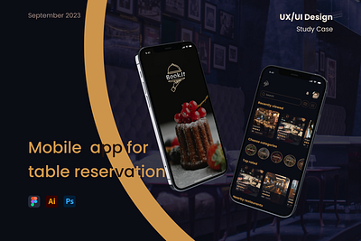 Design of app for table reservation appdesign design mobileapp ui