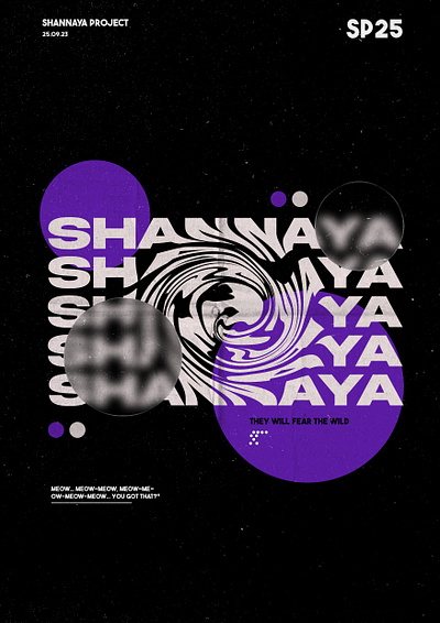 Shannaya - Poster branding cover graphic design illustration logo poster typography