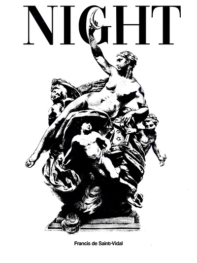 Night - Francis de Saint-Vidal art car illustration design illustration night statue