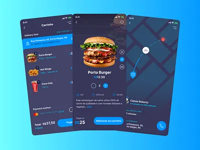 BiteBuddy - Burguer App app design figma ui ux
