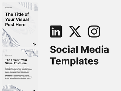 Social Media Templates - White & Dark Blue antropology canva content content marketing custom template customizable dark blue design facebook figma free graphic design instagram minimalistic organic post reddit social media twitter white