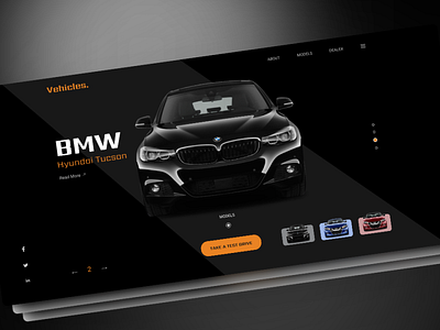 Rental - Car landing page design 2023 trend auto automotive car car shop clean dealer driver electronic car interaction landing page mechanic rental ui ui ux vehicle visual design web web template website design