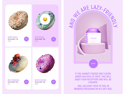 King Crullers - Project Design sweet project uiux websites design