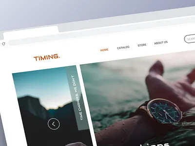 Smart Watch Landing Page Design 2023 design trends business clean e commerce e commerce shop e commerce website electronics device electronics shop landing page modern design online order online store product design smart watch store timing ui ui ux visual design web template
