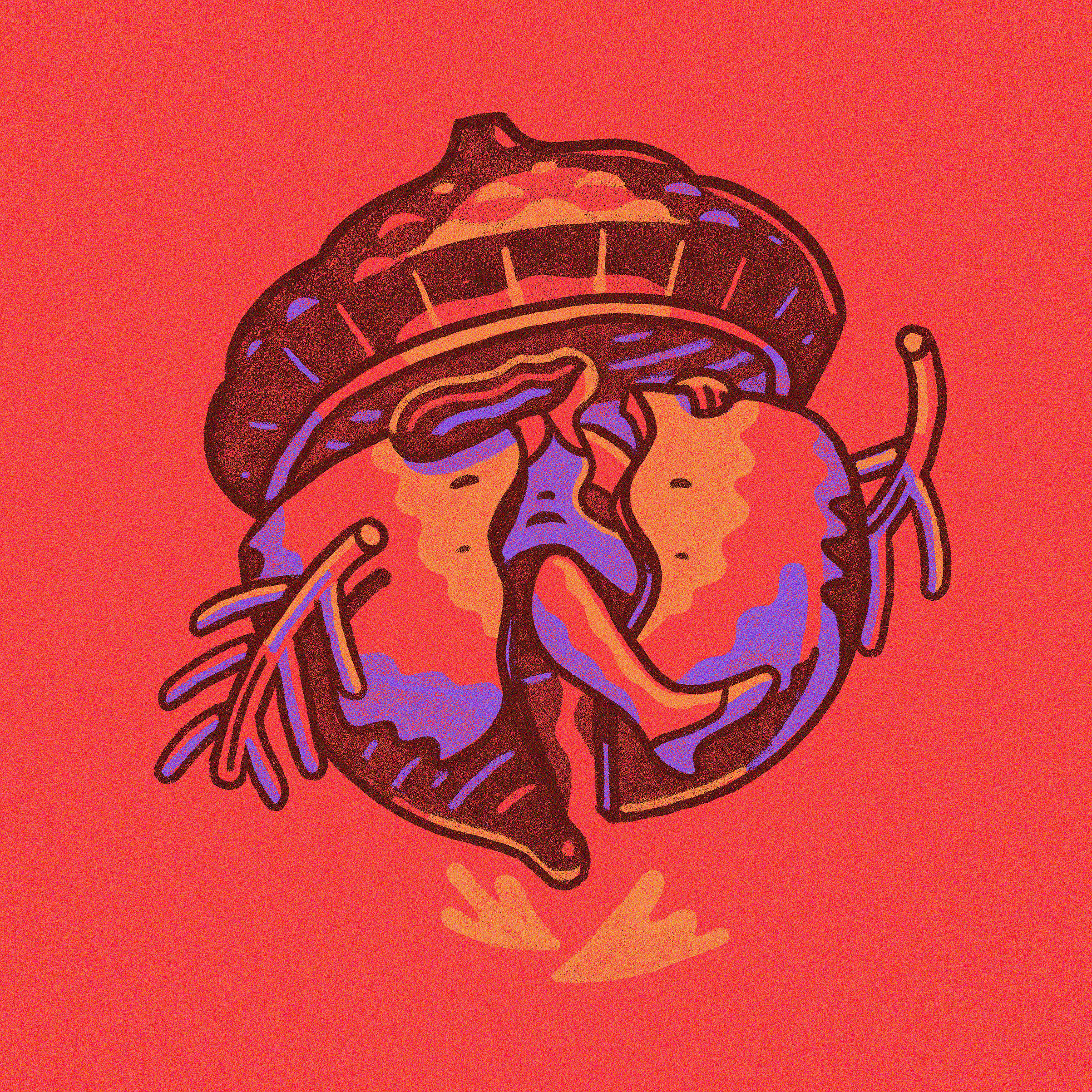 Belle of the fall fall illustration