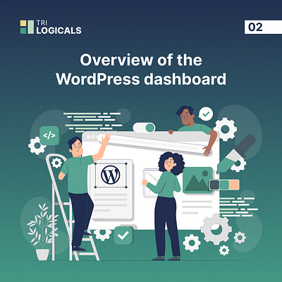 Overview of the WordPress dashboard education technical wordpress