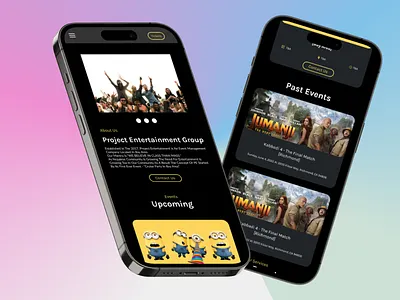 Website Design for an Event Management Company app branding case study design graphic design illustration mobile app design typography ui ux