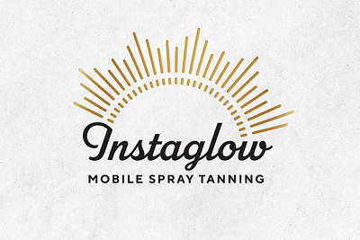 Instaglow logo design graphic design