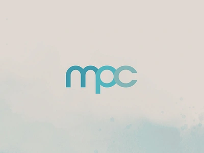 MPC Logo blue brand brand identity branding design graphic design identity illustration inicials inspiration logo monogram