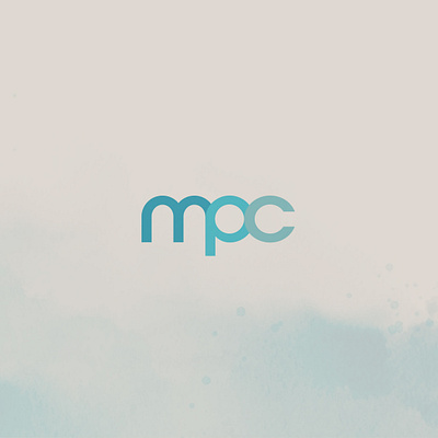 MPC Logo blue brand brand identity branding design graphic design identity illustration inicials inspiration logo monogram