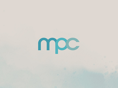 MPC Logo blue brand brand identity branding design graphic design identity illustration inicials inspiration logo monogram