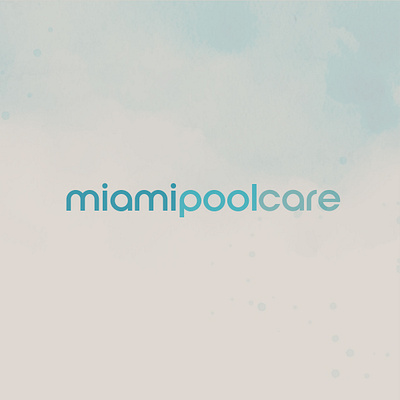 Logo for Miami Pool Care brand brand identity branding design graphic design identity inspiration logo