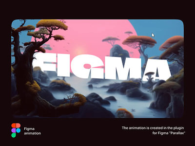 Nature Parallax animation design figma forest home page homepage illustration landing page landingpage motion graphics nature parallax trend ui userinterface ux web design webdesign