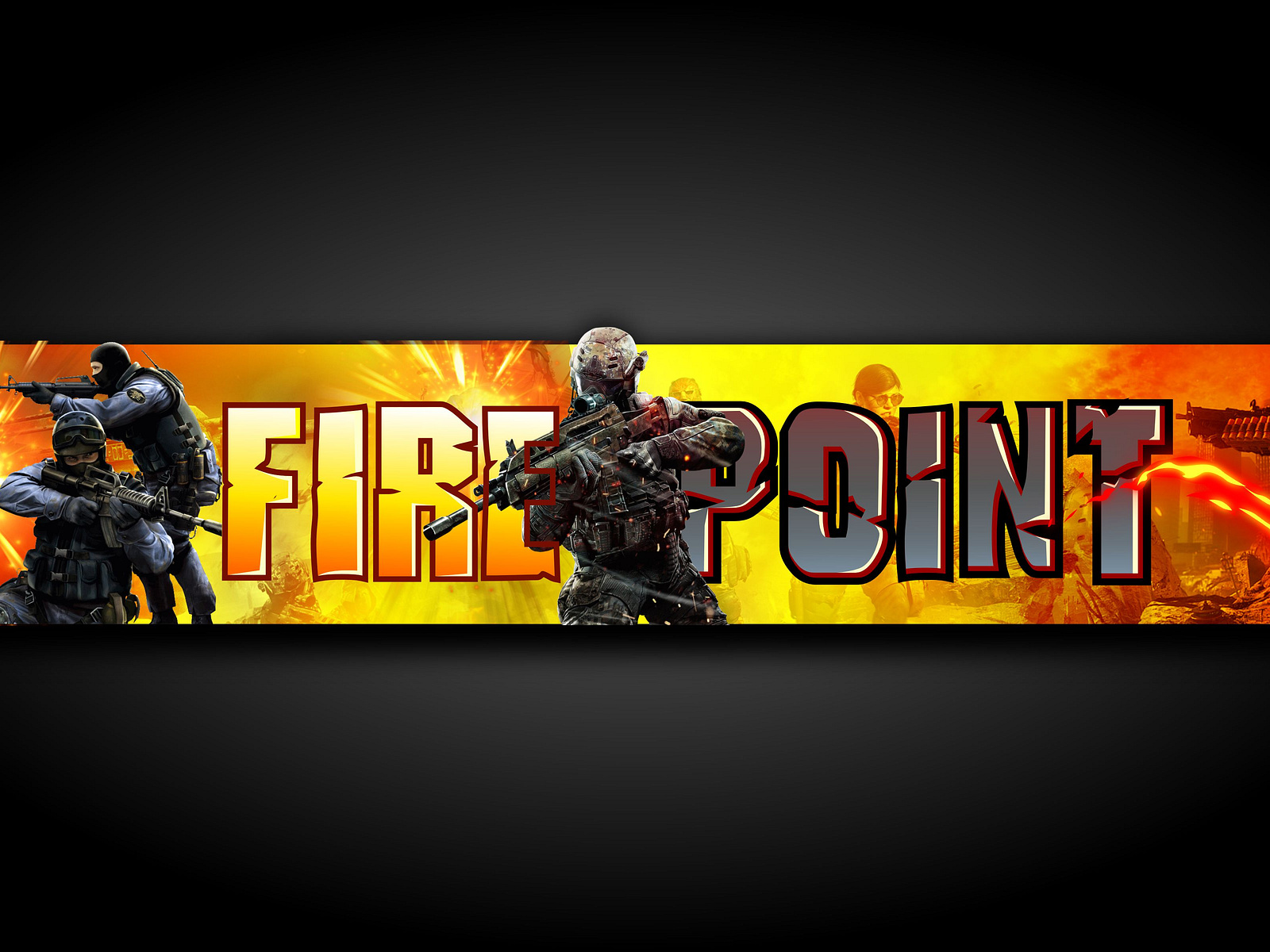 Gaming banner | Twitch header | YouTube banner | Twitter banner by ...