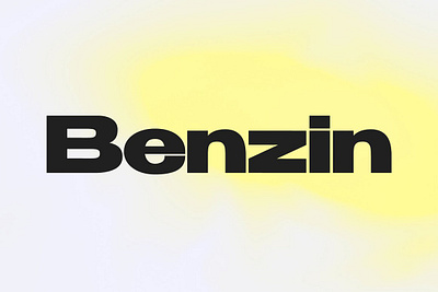 Benzin Font Family headline