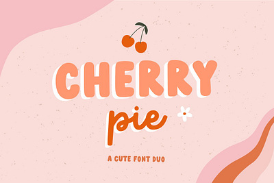 Cherry pie Font duo script font