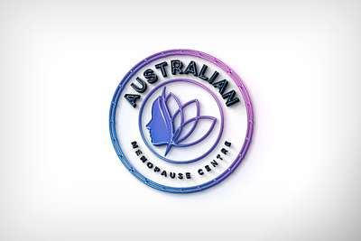 Australian Menopause Centre Logo Design abstract