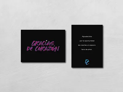 Thank You Cards for D'Cora brand brand identity branding cards design graphic design identity inspiration stationery thank you