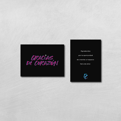 Thank You Cards for D'Cora brand brand identity branding cards design graphic design identity inspiration stationery thank you