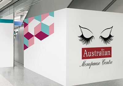 Australian Menopause Centre Logo Design abstract