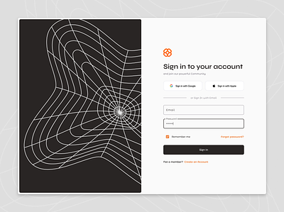 Sign in/Sign up Page abstract dailyui figma form registration sign in sign up ui web design