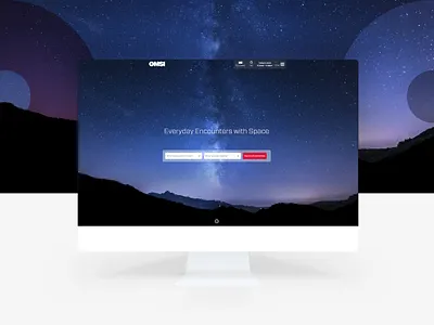 OMSI Website app design graphic design interface typography ui ui design ux web web design