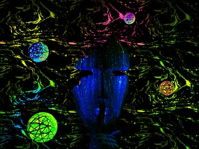 The Universe Whisper color illustrator photoshop sketch