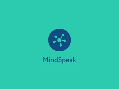 MindSpeak – Logo Design ai api brand design branding cloud logo logo design logotype mindspeak start up tech video call voice ai voip