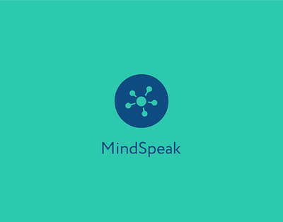 MindSpeak – Logo Design ai api brand design branding cloud logo logo design logotype mindspeak start up tech video call voice ai voip